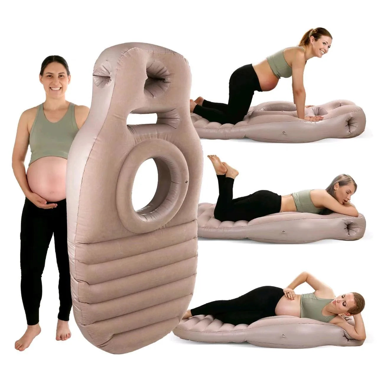Inflatable Mat Mattress Pregnancy Yoga Mat Body Bed Pillow Pregnancy Pillow for Sleeping Body Pillow