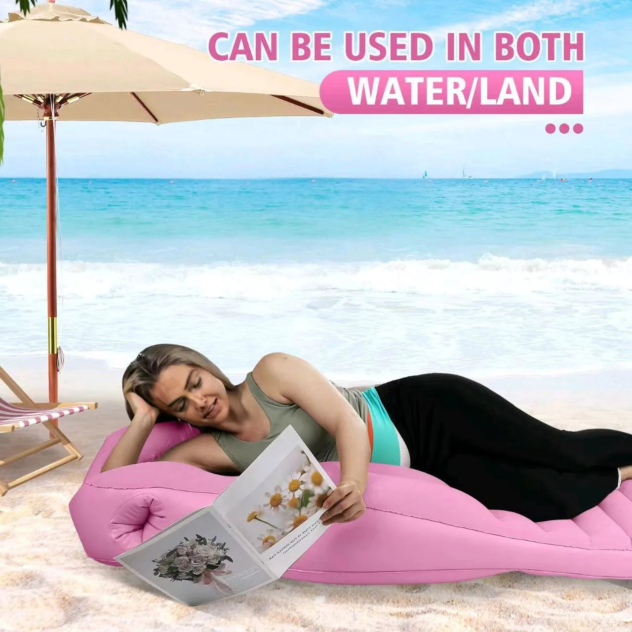 Inflatable Mat Mattress Pregnancy Yoga Mat Body Bed Pillow Pregnancy Pillow for Sleeping Body Pillow